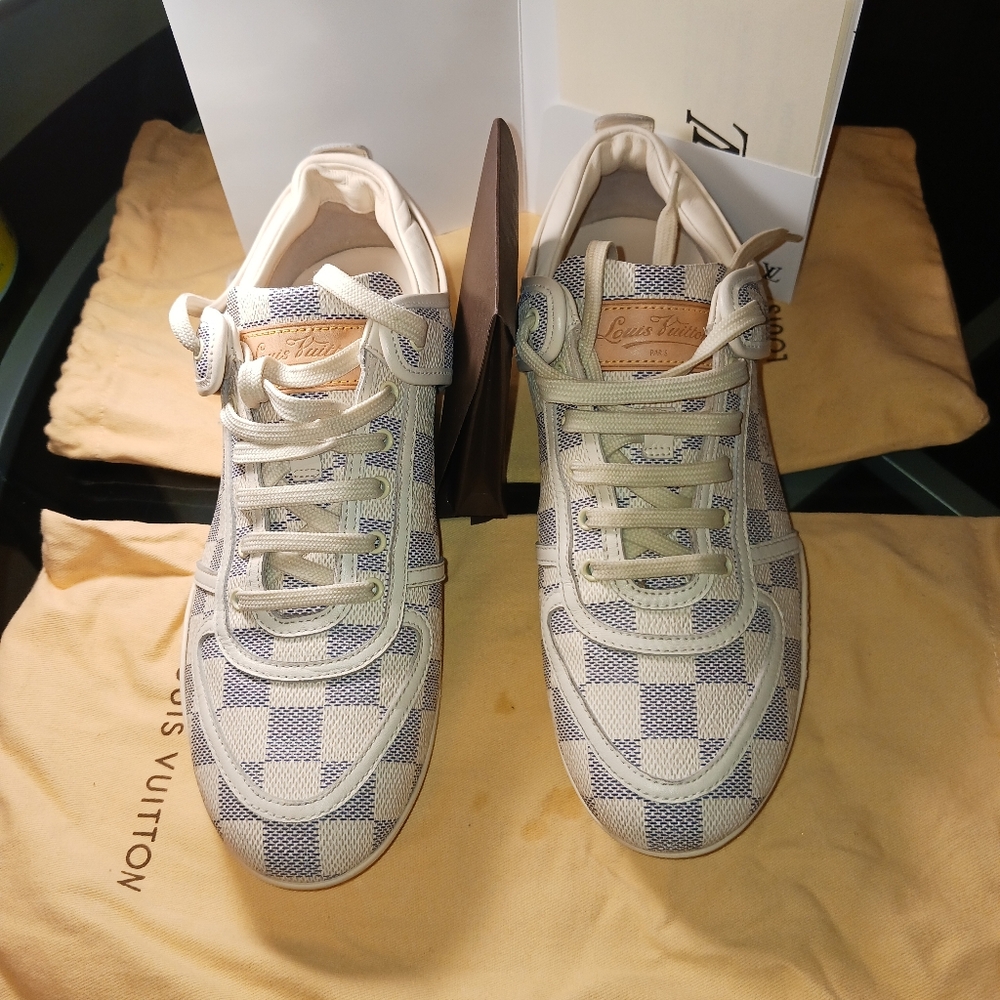 Louis Vuitton Damier Azur Boogie Sneakers Women size 38